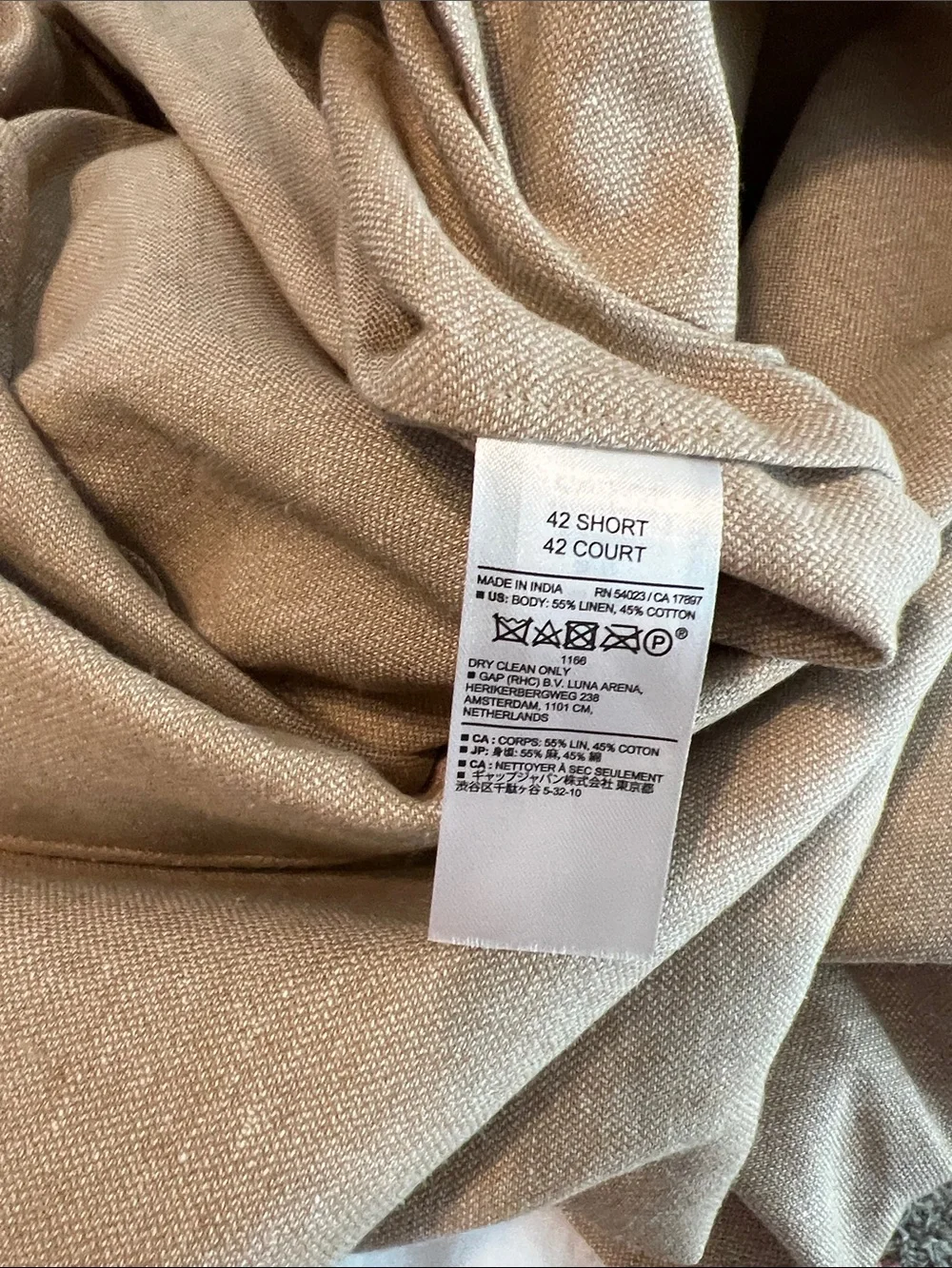 Banana Republic Men's Classic Tailored Blazer in Light Tan